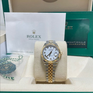 로렉스 279173 신형 데이저스트 28 흰판로만 콤비