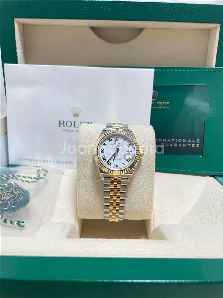 로렉스 279173 신형 데이저스트 28 흰판로만 콤비--1