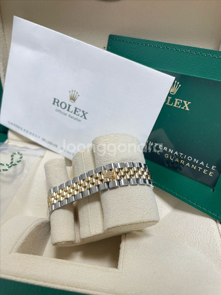 로렉스 279173 신형 데이저스트 28 흰판로만 콤비--8