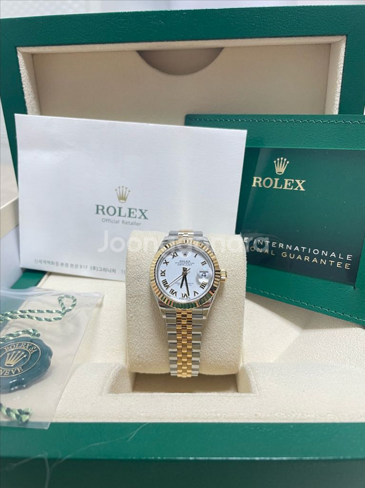 로렉스 279173 신형 데이저스트 28 흰판로만 콤비--9