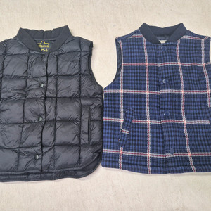 알퐁소+컬리수 110사이즈 조끼 - 2개 같이 판매