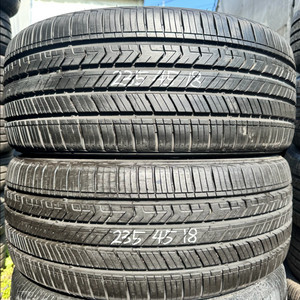 235 45 18금호중고타이어2개2354518