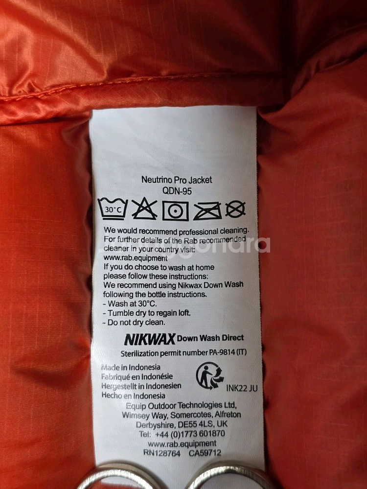 정품 Rab Neutrino Pro Jacket 랩 패딩 뉴트리노 프로 자켓 XL--5