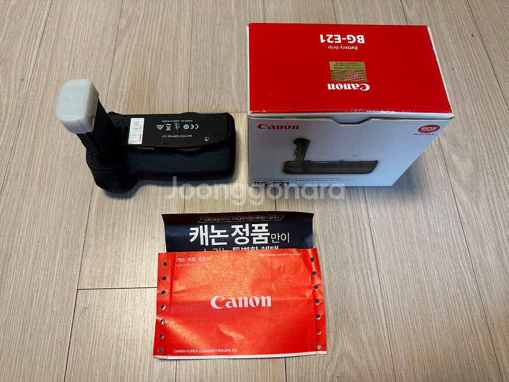 캐논 정품 BG-E21 (6D Mark2 육두막용) 세로그립 팝니다--0