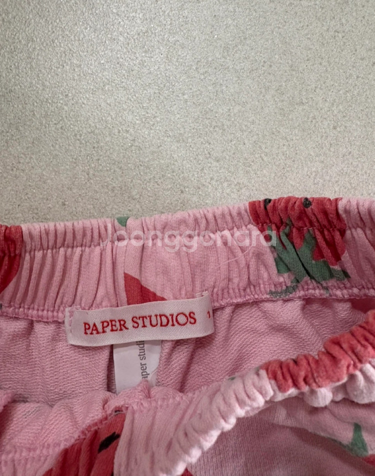페이퍼스튜디오 딸기 아동바지--1