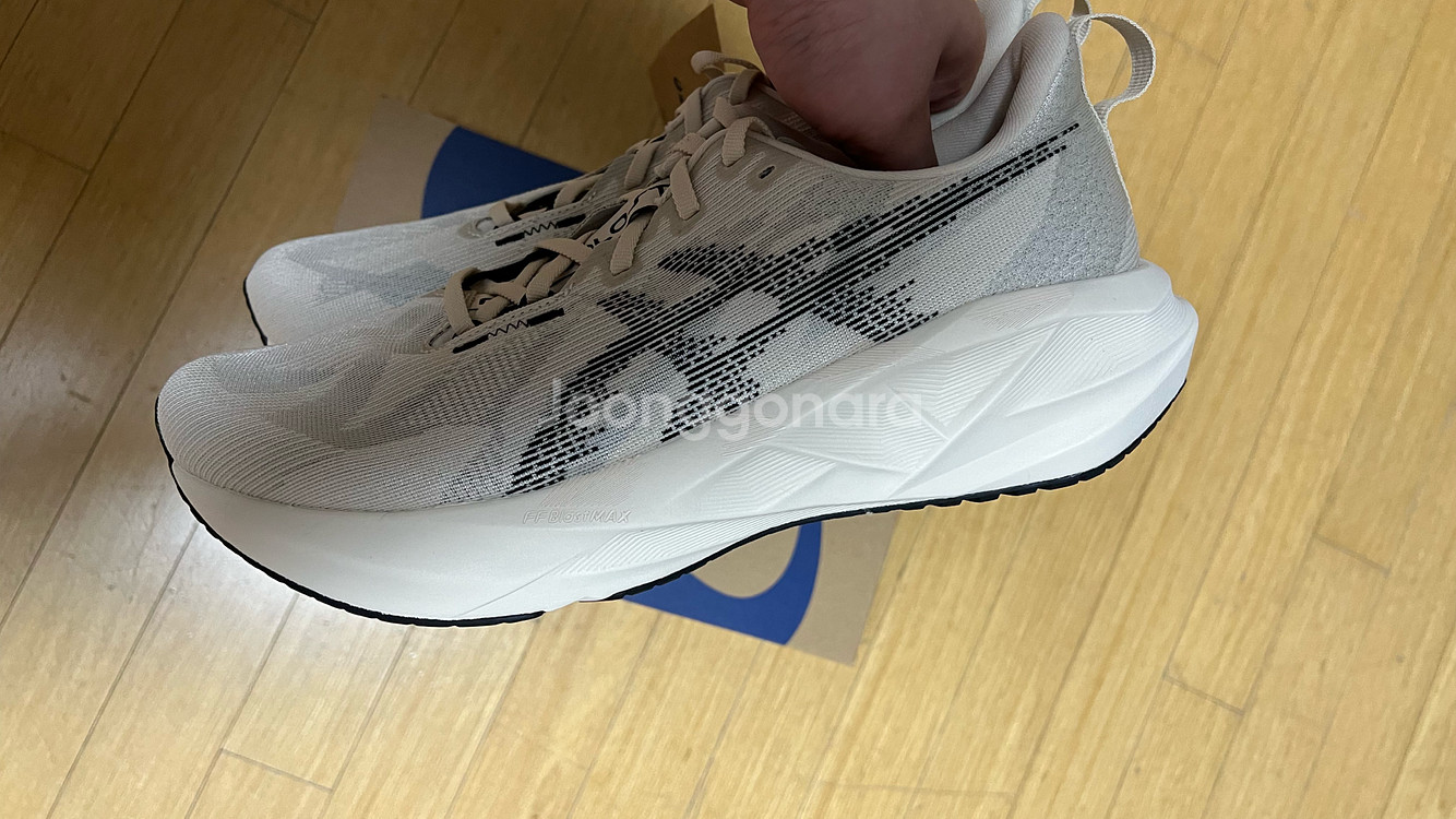 아식스 노바블라스트5 오트밀 290mm 발볼D--3