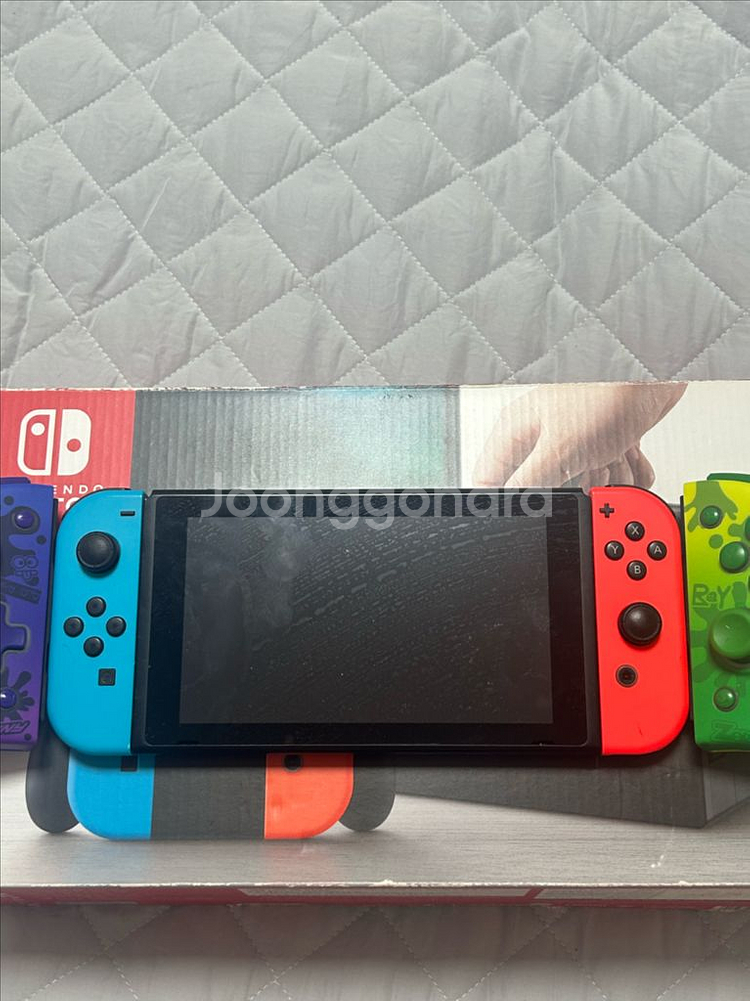 닌텐도 스위치 OLED 본체 + 조이콘 4개 세트--1