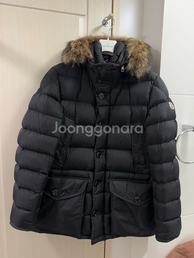 [4] 21 / 22 몽클레어 Cluny 클루니 패딩 블랙 리얼퍼--0