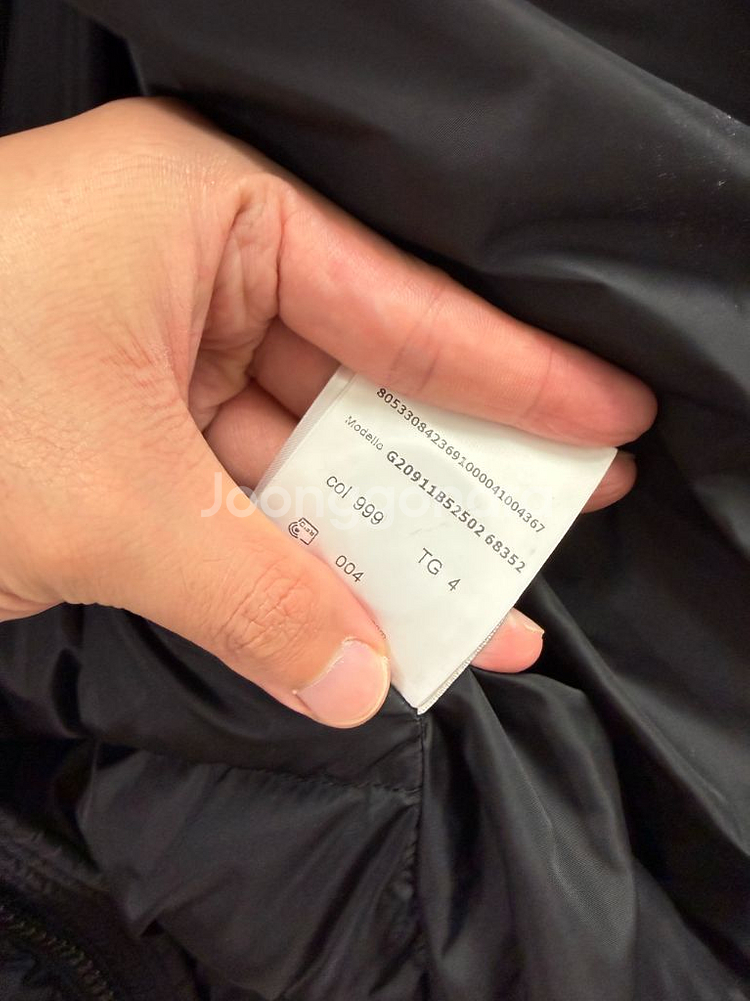 [4] 21 / 22 몽클레어 Cluny 클루니 패딩 블랙 리얼퍼--7