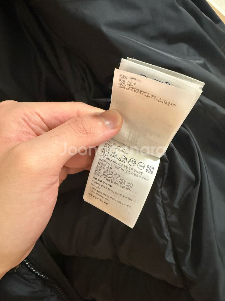 [4] 23 / 24 몽클레어 클루니 Cluny 패딩 블랙 리얼퍼--5