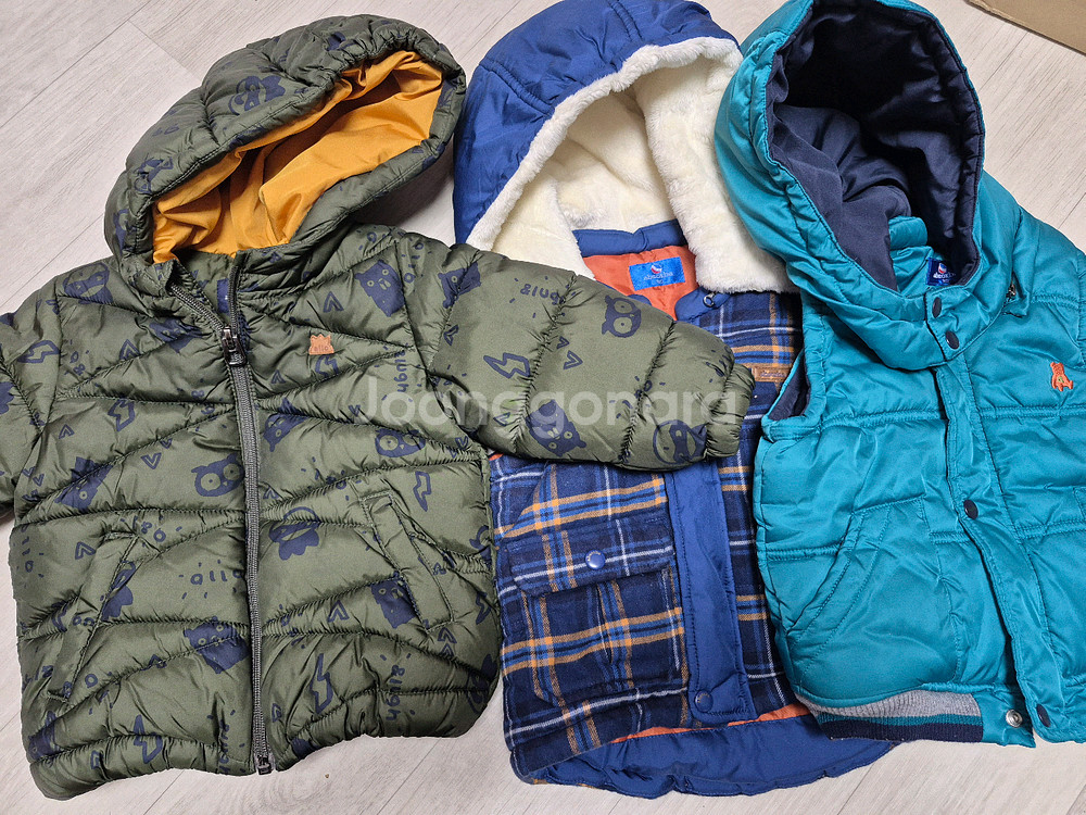 남아 패딩,조끼 90--0