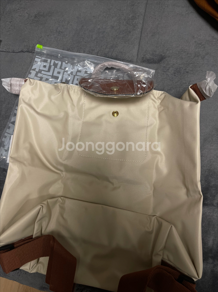 [새상품]롱샴 플리아쥬 오리지널 백팩 페이퍼--2