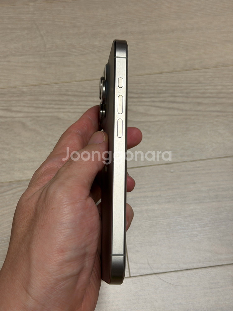 (완전무음) 아이폰15프로 512기가 내츄럴티타늄 북미판--2