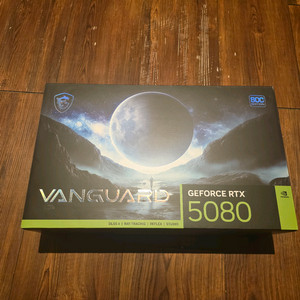 msi RTX 5080 뱅가드