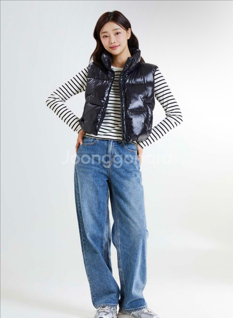 스파오 크롭 패쪼 (아예 새상품) (G2)(M)--1