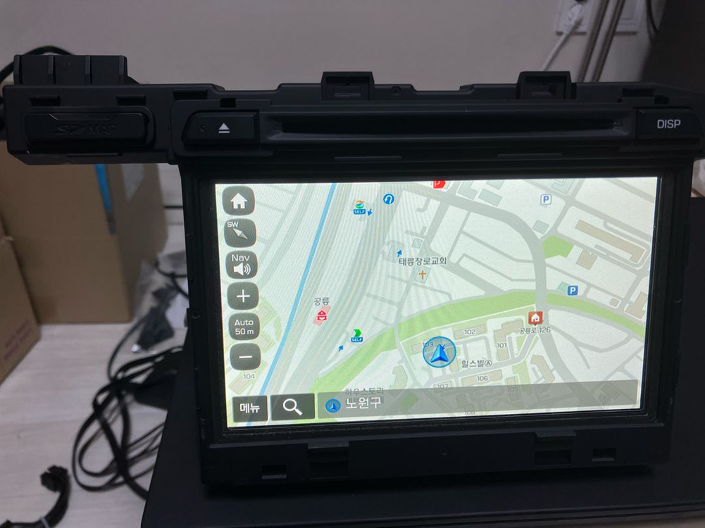 LF 쏘나타 8인치 AVN 네비 무출 이미지
