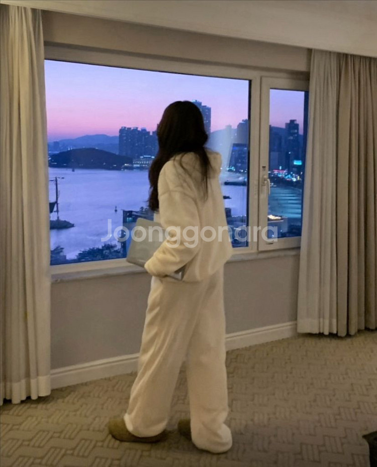 <새상품> 기모 후드 팬츠 트레이닝 세트 5color--7