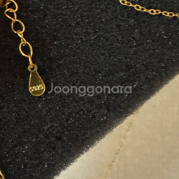 새상품 925 실버 골드 클로버 목걸이--1