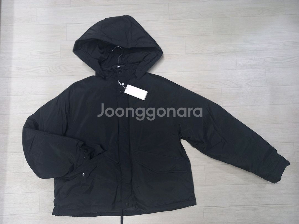 새상품 남성105 라퍼지 덕다운 후드패딩점퍼--1