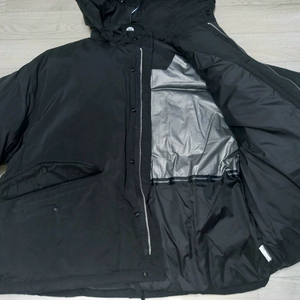 새상품 남성105 라퍼지 덕다운 후드패딩점퍼