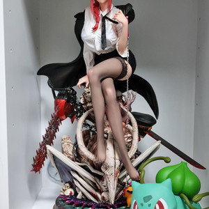 하비하우스 마키마+DLC 택포 155 직거래150 (체인소맨, 레진, 피규어, 레제, 파워)