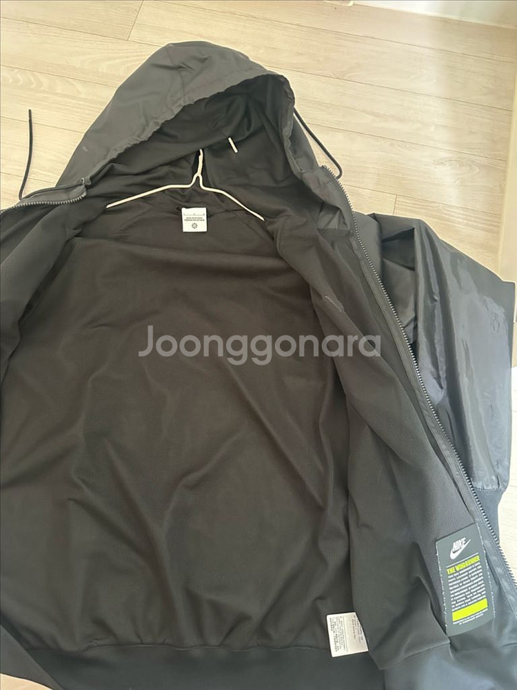 나이키 윈드러너 바람막이 블랙 L, 100--1