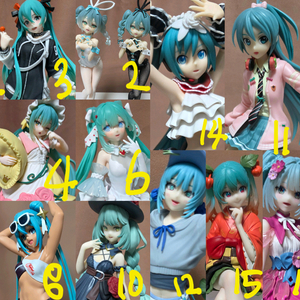 보컬로이드 하츠네 미쿠 피규어 누들스토퍼 정리