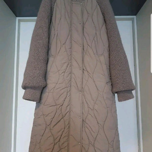 모노크롬 콤비롱패딩,monochrome