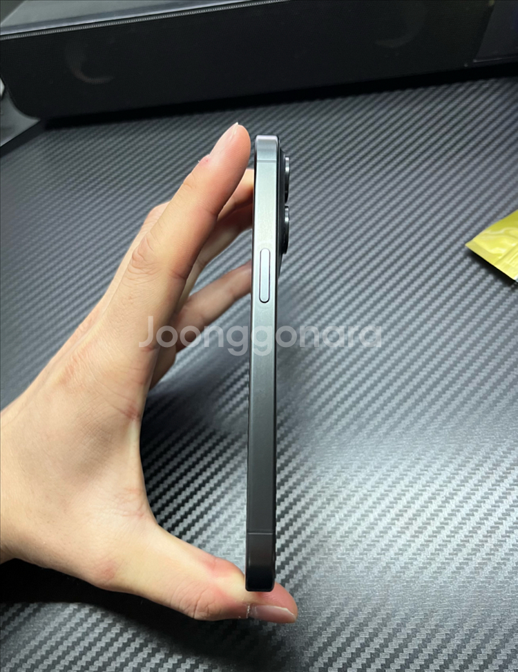 아이폰15프로 128G 블랙티타늄 배터리성능87%--2