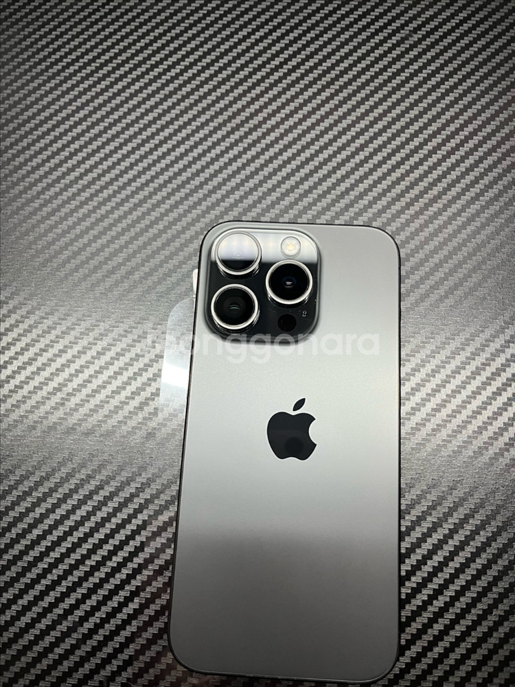 아이폰15프로 128G 블랙티타늄 배터리성능87%--1