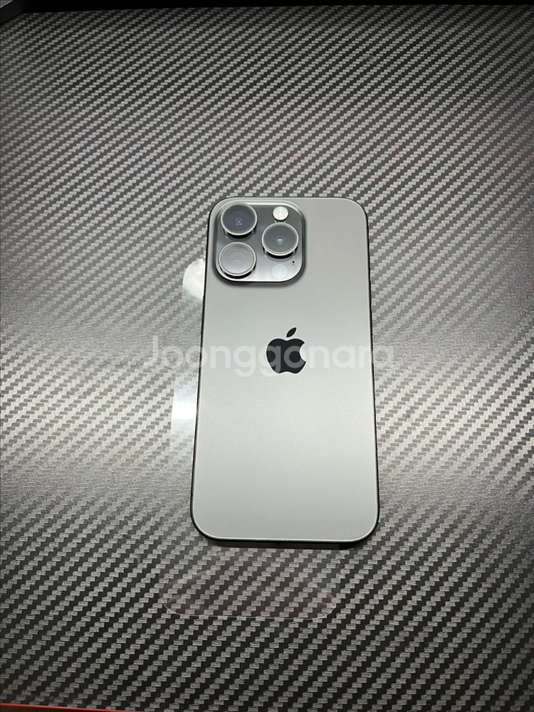 아이폰15프로 128G 블랙티타늄 배터리성능87%--0