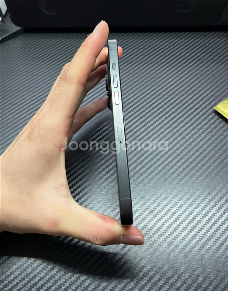 아이폰15프로 128G 블랙티타늄 배터리성능87%--3