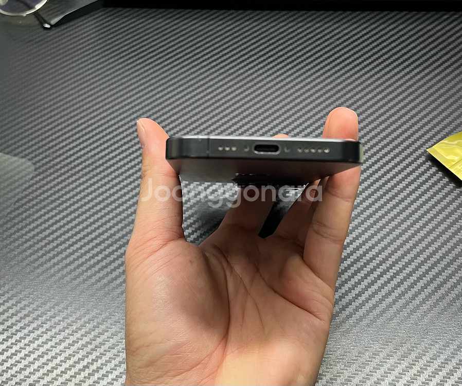 아이폰15프로 128G 블랙티타늄 배터리성능87%--4