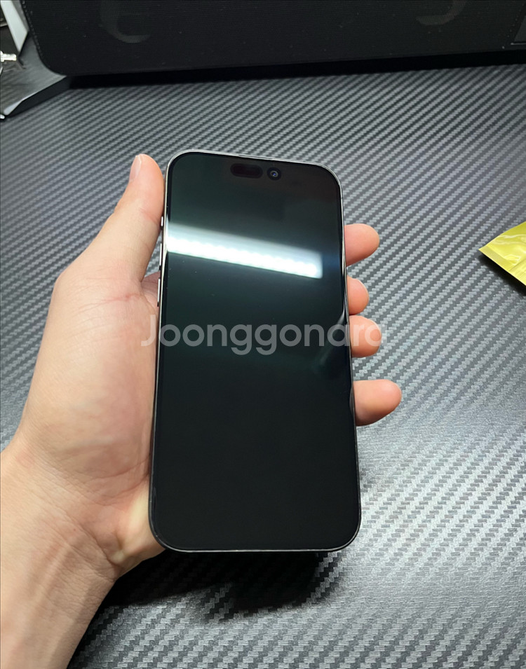 아이폰15프로 128G 블랙티타늄 배터리성능87%--7