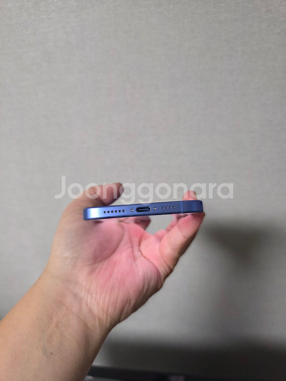 아이폰16플러스 블루 128기가 SS급 팝니다(배터리100%)--5