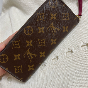 루이비통 장지갑 루이비통 클레망스 월릿 모노그램 푸시아 M60742