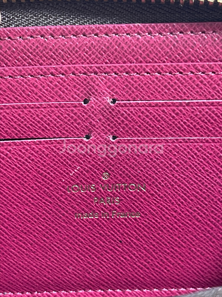 루이비통 장지갑 루이비통 클레망스 월릿 모노그램 푸시아 M60742--5