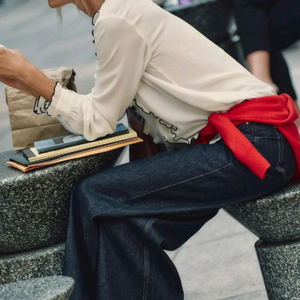 자라 와이드 레그 데님 팬츠(새상품)