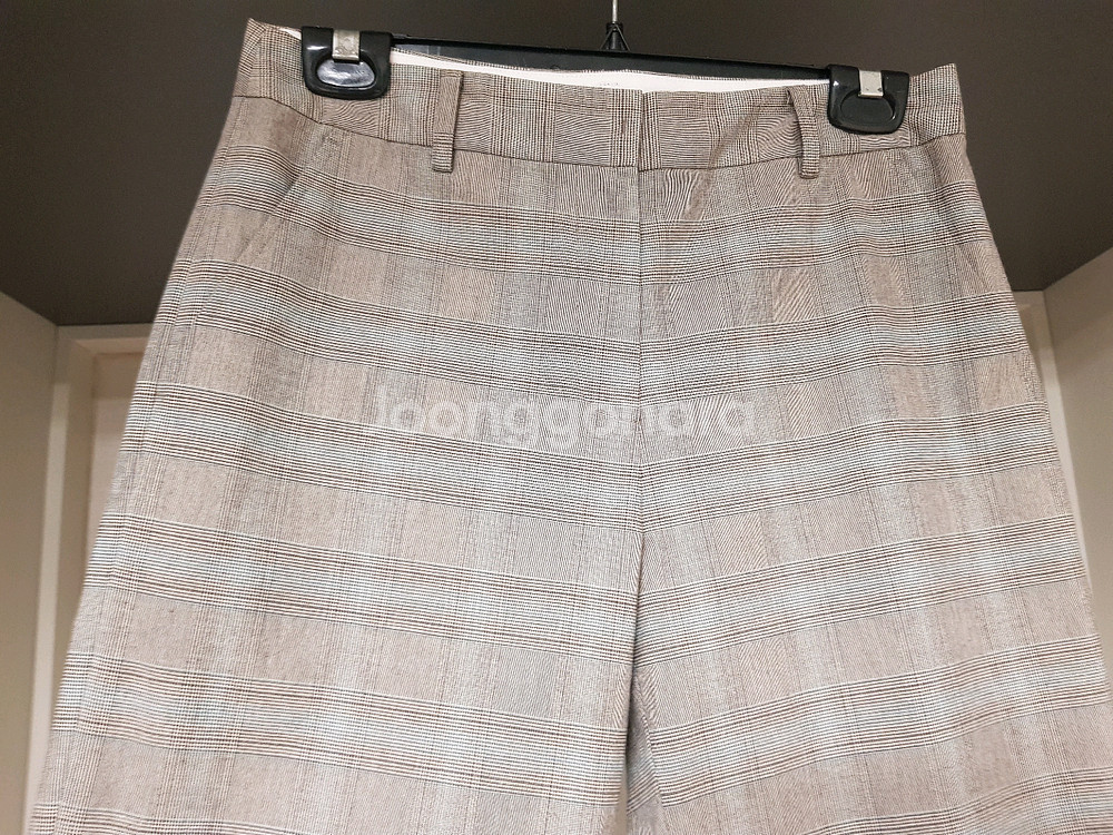 빈폴 면스판 체크바지--2