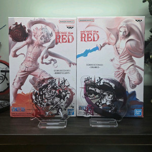 일괄) 원피스 필름 레드 루피 샹크스 피규어 / 아크릴 스탠드