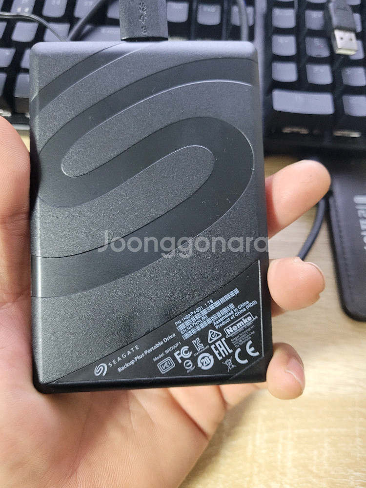 씨게이트 외장하드 1테라 사용량 적음--1