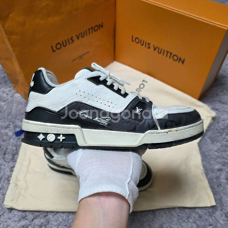 [클로젯][6.5]루이비통 LV 트레이너 #54 스니커즈 블랙--4