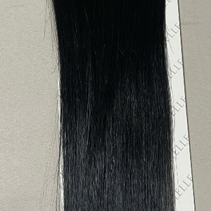 18인치 자연검정 노팁 붙임머리 피스 새가발 40피스80가닥 이미지