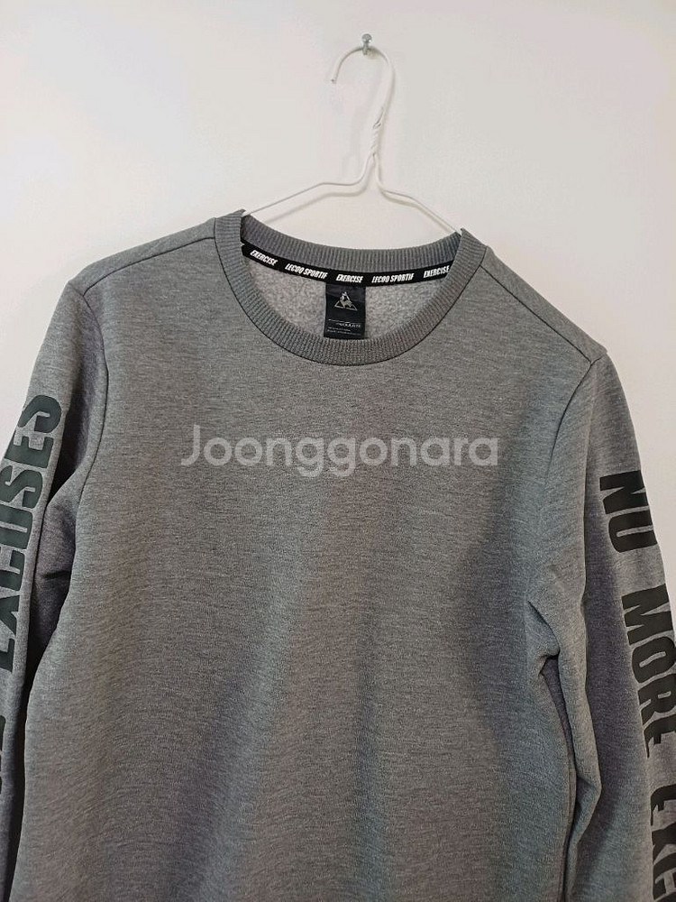 여성 르꼬끄스포르티브 기모 맨투맨 (스판95)--3