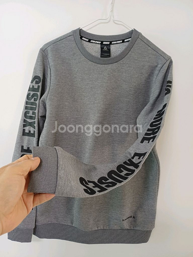 여성 르꼬끄스포르티브 기모 맨투맨 (스판95)--4