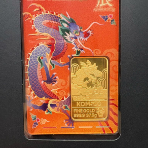 한국조폐공사 24년 갑진년 용의 해 카드형 골드 판매 합니다