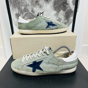 정품 41) 골든구스 그린 누벅 스니커즈 265~270