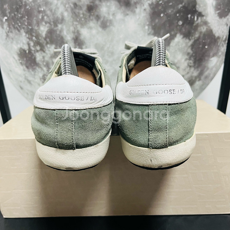 정품 41) 골든구스 그린 누벅 스니커즈 265~270--3
