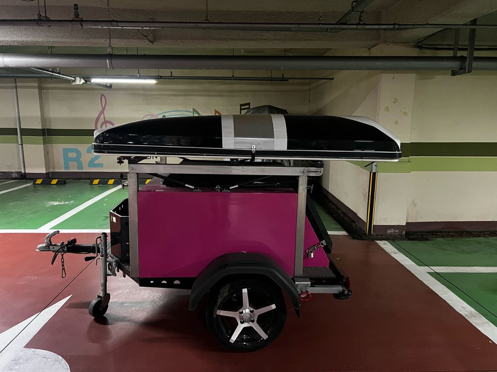 캠핑 트레일러 루프탑 텐트 이미지