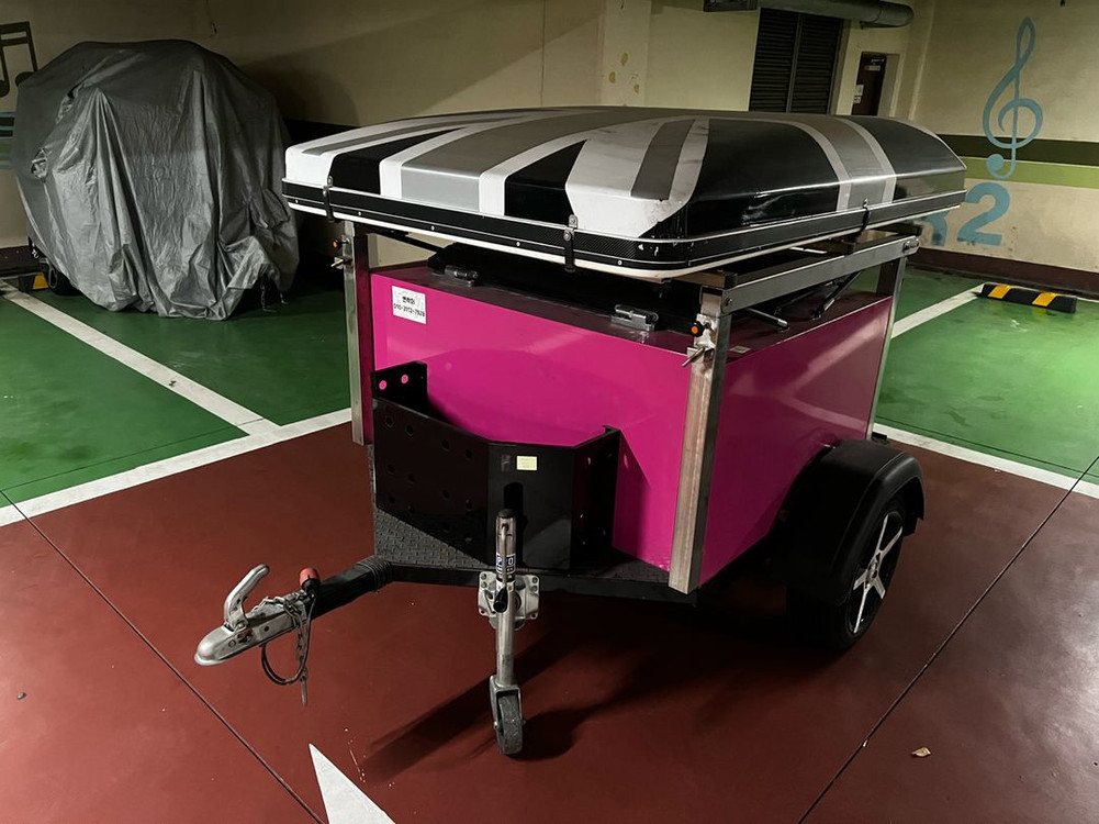 캠핑 트레일러 루프탑 텐트 이미지